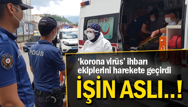 Minibüste ’korona virüs’ ihbarı!