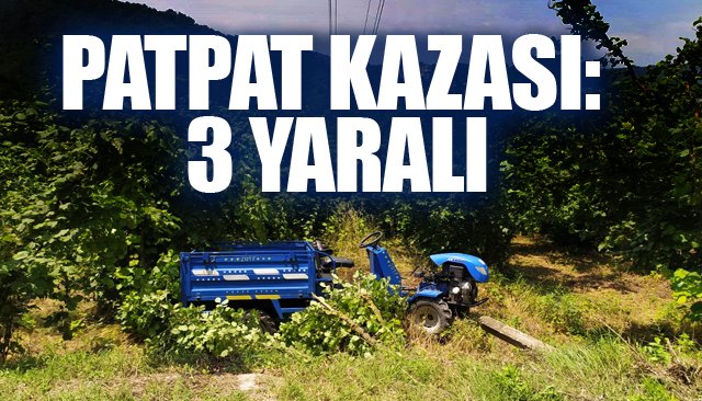 PATPAT KAZASI: 3 YARALI
