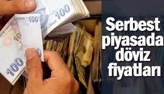 Serbest piyasada döviz fiyatları