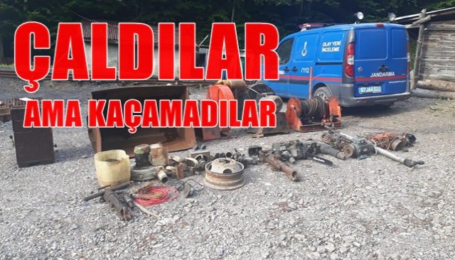 SUÇ ÜSTÜNDE YAKALANDILAR