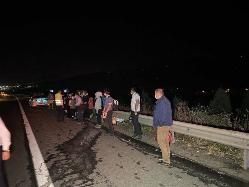 TEM Otoyolunda otobüs yangını - 3