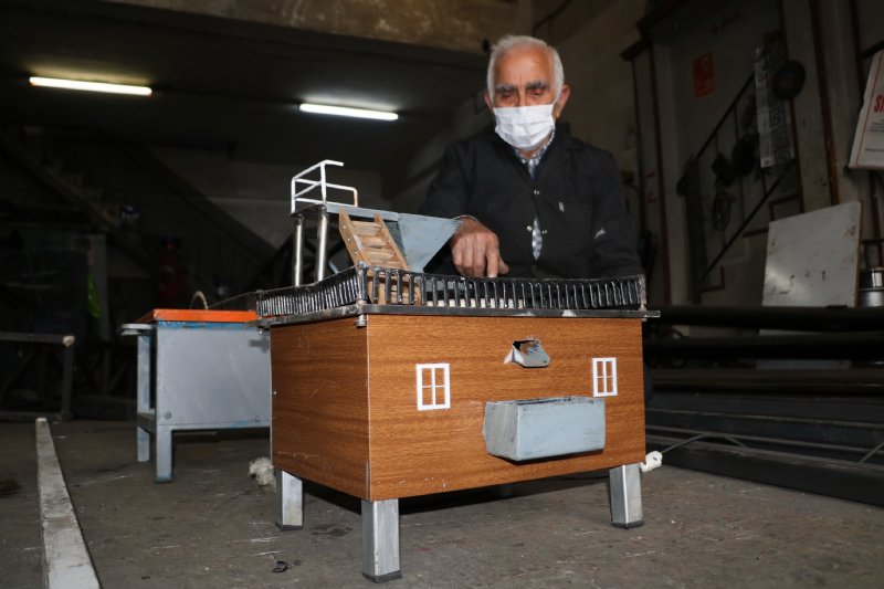 Tornacı Nazım Usta, 67 yıldır kendi tezgahını imal ediyor… - 2