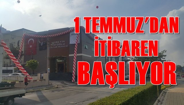 Hüseyin Tatoğlu Kültür Merkezi nikah salonu olarak hizmet verecek