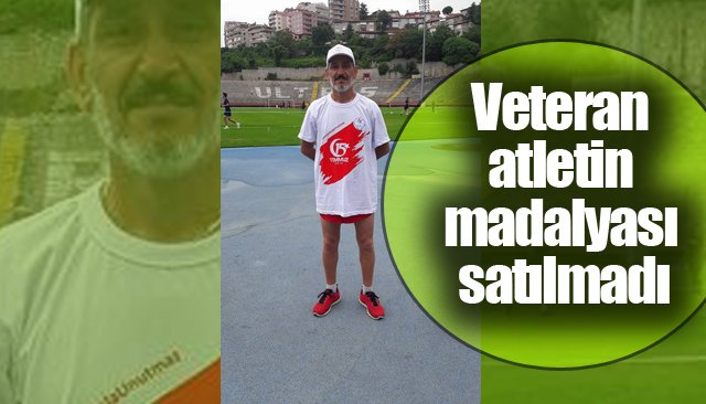 Veteran atletin madalyası satılmadı