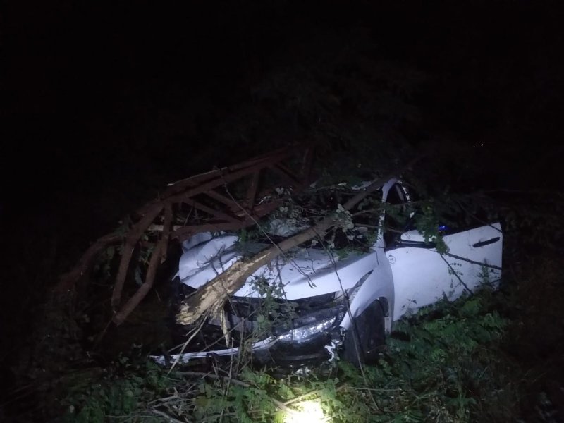 YÜKSEK GERİLİM DİREĞİNİ ÇARPTI! - 2