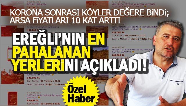 ARSA FİYATLARI 10 KAT ARTTI!