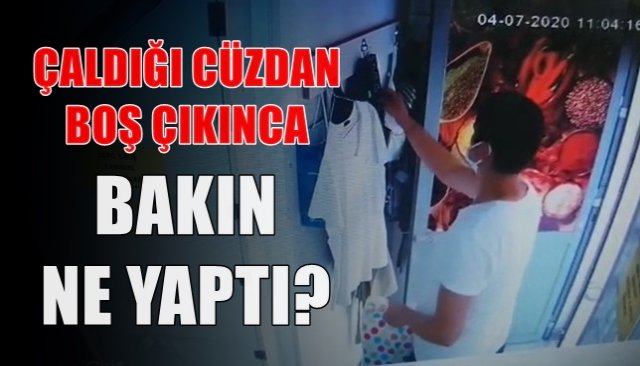  Mağaza çalışanının çantasını çaldı, para bulamayınca çöpe attı