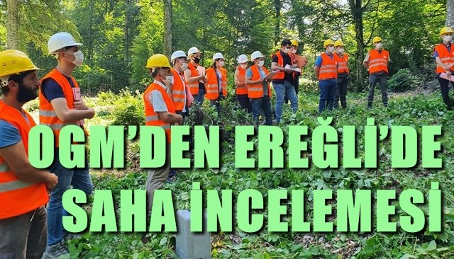 OGM’DEN EREĞLİ’DE SAHA İNCELEMESİ