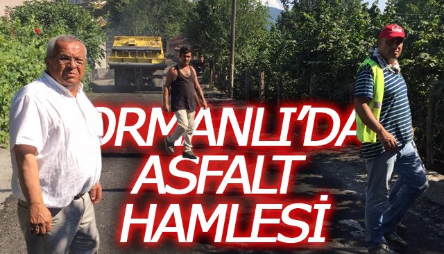 Ormanlı Belediyesi asfalt çalışmalarına başladı 