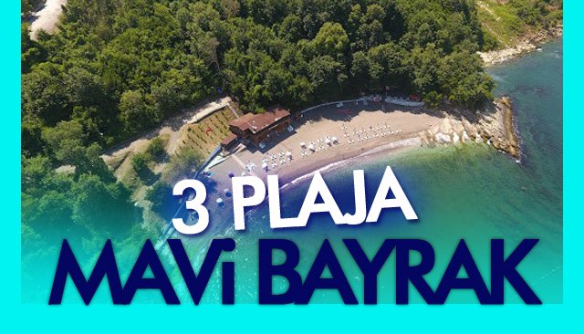 AKÇAKOCA’DA 3 PLAJA MAVİ BAYRAK ÇEKİLDİ