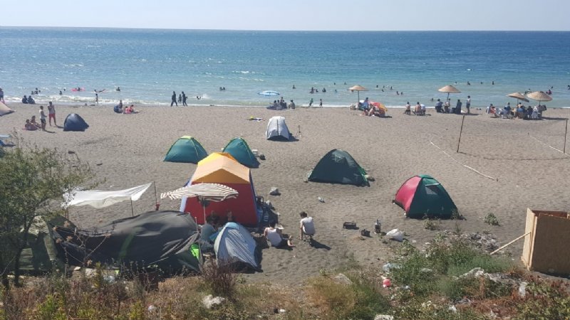 AKÇAKOCA VE AMASRA´DA YASAKLANINCA EREĞLİ BÖLGENİN PLAJI OLDU... - 11