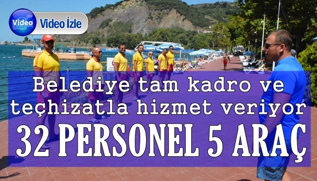 Belediye tam kadro ve teçhizatla hizmet veriyor