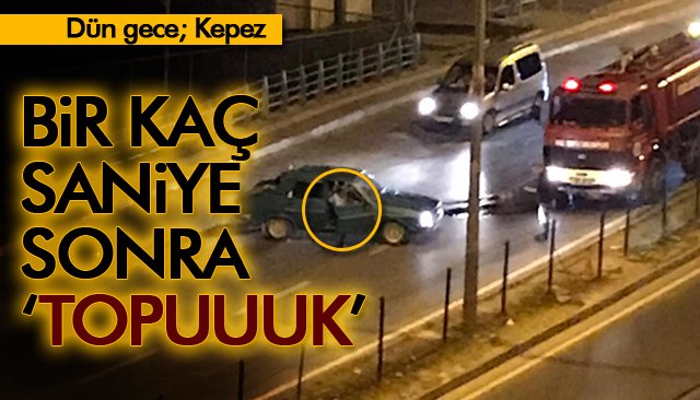 ÇARPTI KAÇTI!