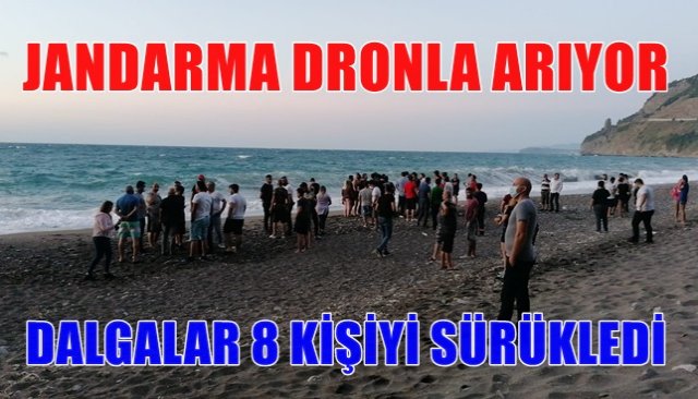 Jandarma ekipleri drone’la 8 kişiyi aradı