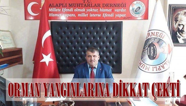 Mandacı’dan yangın uyarısı