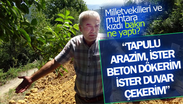  MUHTARA KIZDI, YOLU ULAŞIMA KAPATTI 