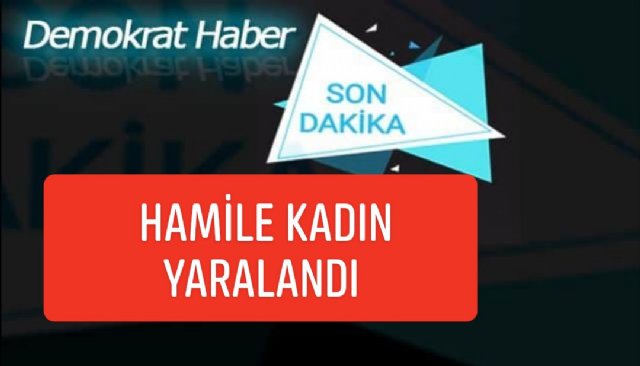  Otomobiller çarpıştı… Hamile kadın yaralandı