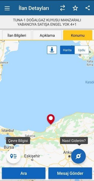 ´´Tuna-1 doğalgaz kuyusu manzaralı´´ sahibinden satılık daire! - 3