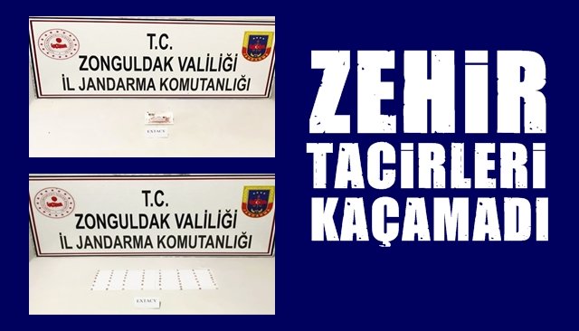 ZEHİR TACİRLERİ KAÇAMADI 