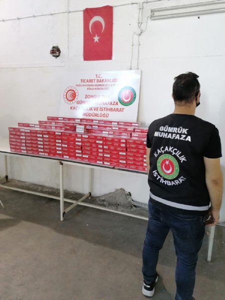 3 bin 40 paket kaçak sigara yakalandı - 1