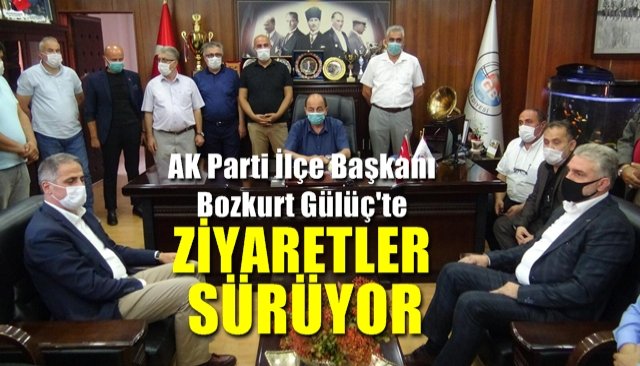 BOZKURT ZİYARETLERİNİ SÜRDÜRÜYOR