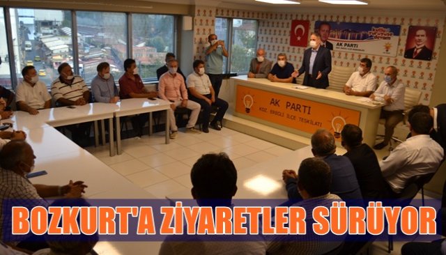  Çayırlı ve Kaptaş bölgesinden muhtarlar Bozkurt´u tebrik etti