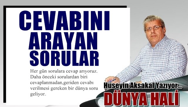 CEVABINI ARAYAN SORULAR…