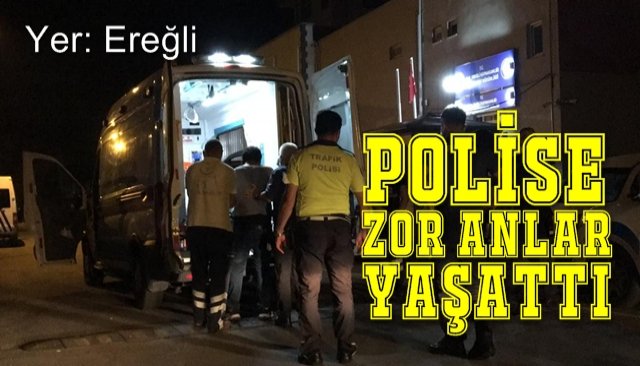 Ekiplere zor anlar yaşattı