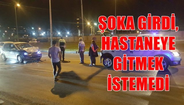 İKİ OTOMOBİL KULLANILAMAZ HALE GELDİ
