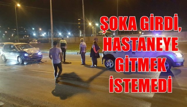 İKİ OTOMOBİL KULLANILAMAZ HALE GELDİ