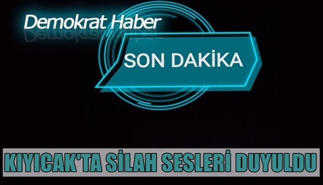 SİLAH SESLERİ EKİPLERİ HAREKETE GEÇİRDİ