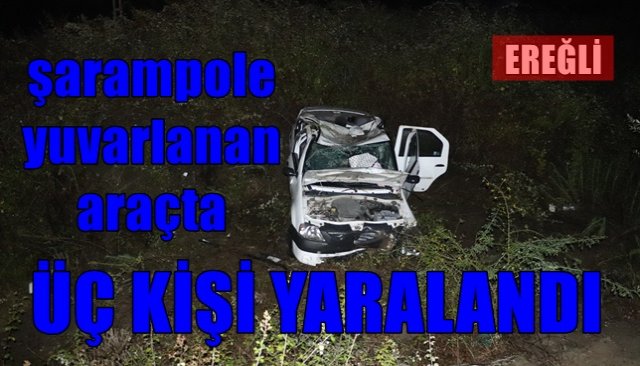 Subaşı´ndaki kazada 3 kişi yaralandı