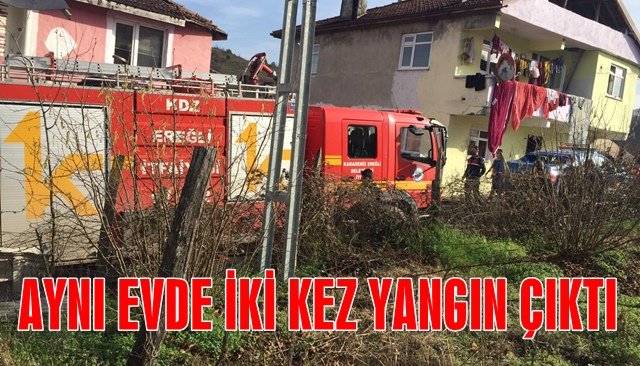 BAKIRLIK KÖYÜNDE EV YANGINI