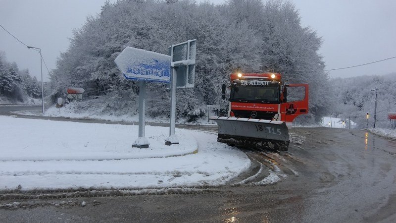 Bolu Dağı’nda kar... - 2