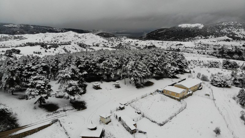 DOĞA, BEYAZ ÖRTÜYLE MEST ETTİ - 3