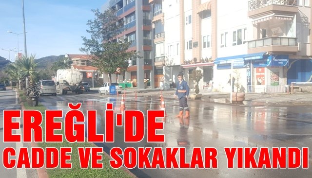 EREĞLİ´DE, HAFTA SONU TEMİZLİĞİ