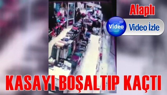 KASAYI BOŞALTIP KAÇTI