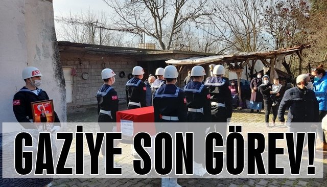 Kıbrıs Gazisi son yolculuğuna uğurlandı