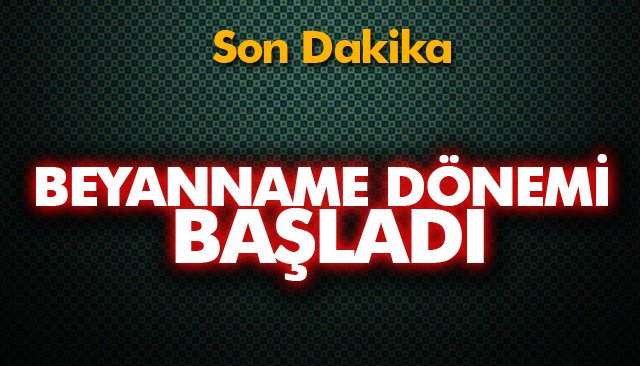 ÖLÇÜ VE TARTI ALETLERİNDE BEYANNAME DÖNEMİ BAŞLADI