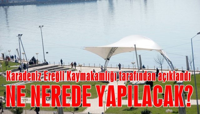 Toplantı, gösteri ve yürüyüş alanları belli oldu
