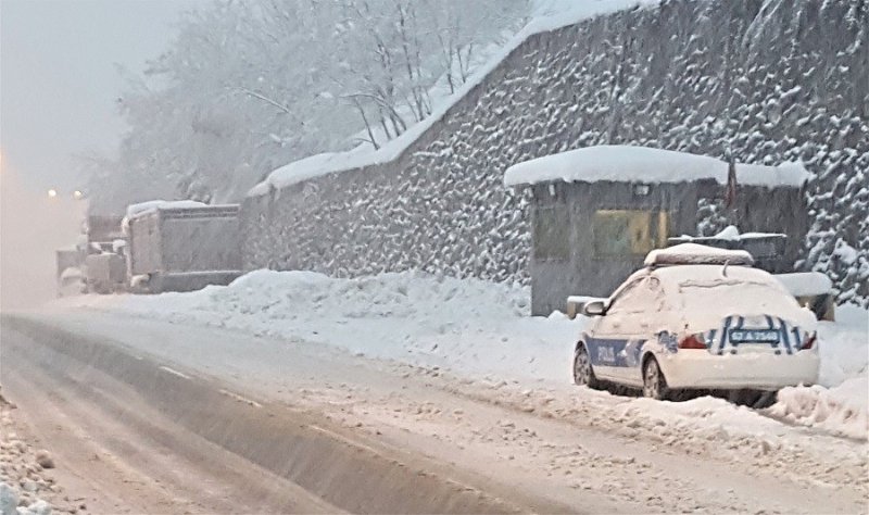 ZONGULDAK-EREĞLİ YOLU AĞIR TONAJLI ARAÇ TRAFİĞİNE KAPATILDI… - 3