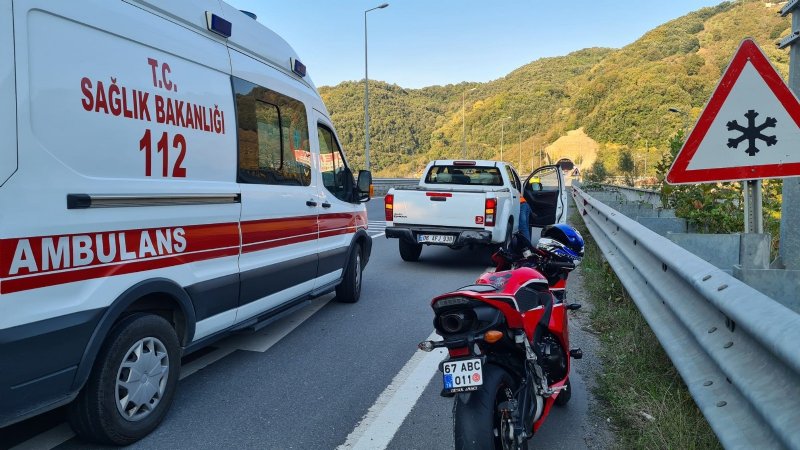 Alaplı-Akçakoca yolundaki kazada bir kişi yaralandı - 2