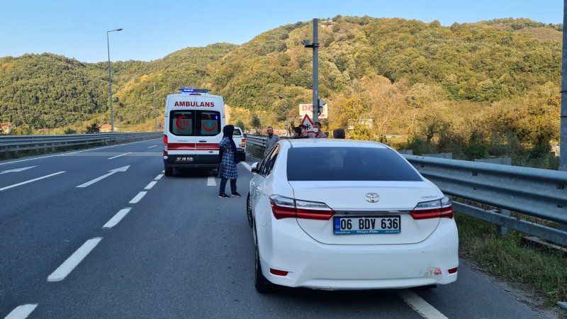 Alaplı-Akçakoca yolundaki kazada bir kişi yaralandı - 3