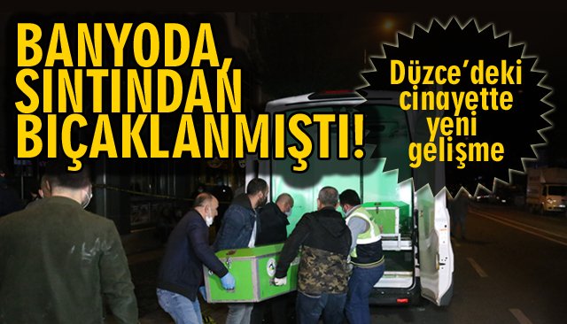 BANYODA, SINTINDAN BIÇAKLANMIŞTI!