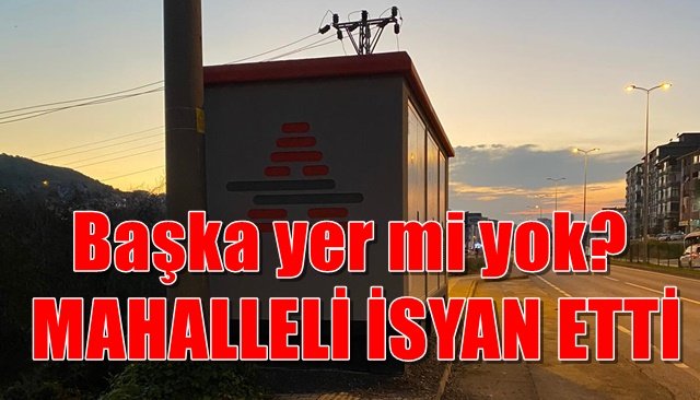 ELEKTRİK TARAFOSU MAHALLELİYİ İSYAN ETTİRDİ