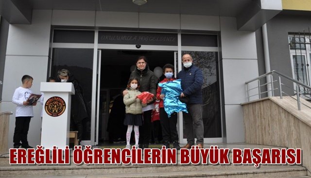  EREĞLİLİ ÖĞRENCİLERİN BÜYÜK BAŞARISI