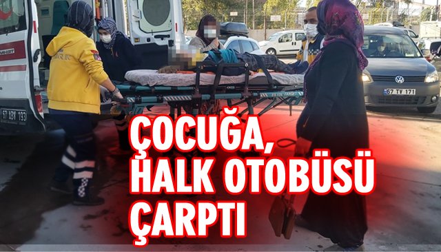 HALK OTOBÜSÜ ÇARPTI!