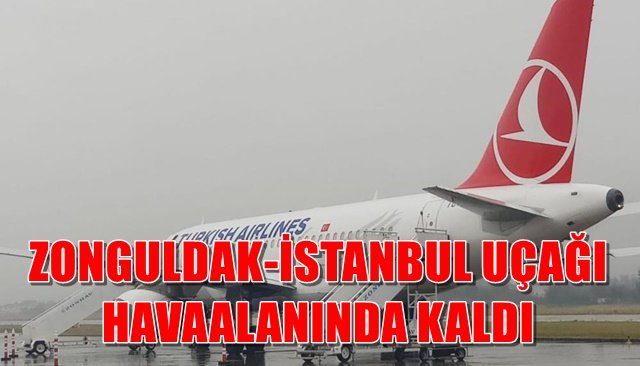 KÖTÜ HAVA ŞARTLARI UÇUŞA ENGEL OLDU