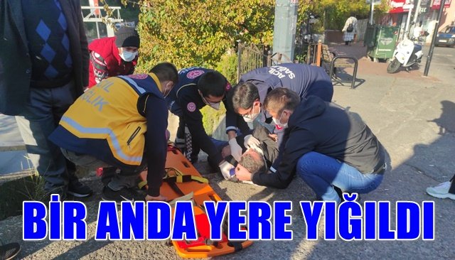 MERDİVENLERİ ÇIKARKEN, BİR ANDA YERE YIĞILDI