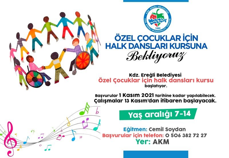 ÖZEL ÇOCUKLAR İÇİN HALK DANSLARI KURSU AÇILIYOR - 1